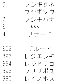 df['名前'].replace('ヒトカゲ','***')
